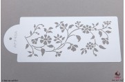 PAISLEY Sits-bloemen stencil