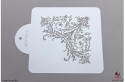 PAISLEY Verenkrul stencil Hoek