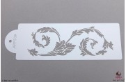 PAISLEY Florentijnse krul stencil Large
