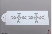 PAISLEY Franse medaillon stencil