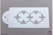 PAISLEY Franse lelie stencil