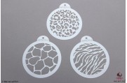 PAISLEY Dierenprint stencils Small set/3