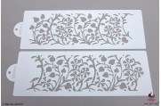 PAISLEY Vergulde bloemen stencils set/2