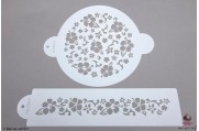 PAISLEY Hibiscus stencils set/2
