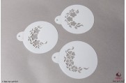 PAISLEY Bloemen stencils set/3